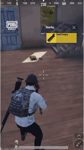 GIF: Aufheben und Abfeuern mit Canted Foregrip, V4.7 Beta 2 Reveal